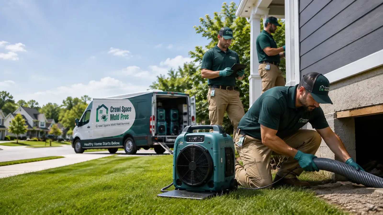 Crawl Space Mold Removal in Owego, NY
